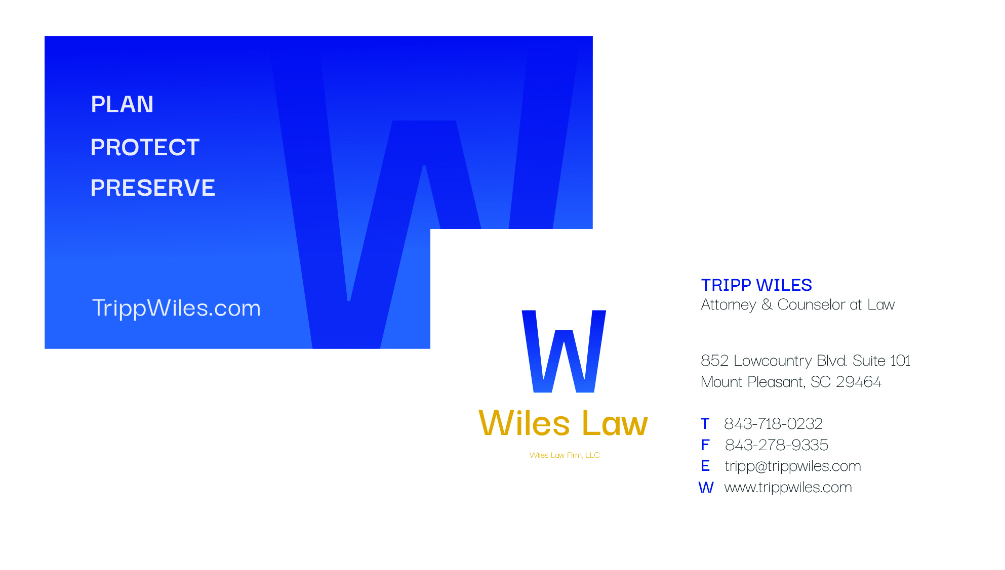 Wiles Law Business Cards